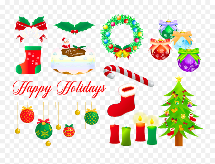 Christmas Tree Wreath - Christmas Day Emoji,Emoji Christmas Ornaments