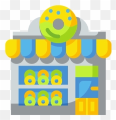 Donut shop - Free commerce and shopping icons Clip Art Emoji