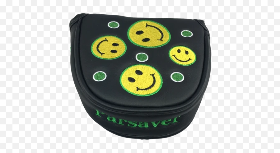 3d Parsaver Deluxe Mallet Putter Cover - Smiley Black Smartphone Emoji,Magic Wand Emoticon