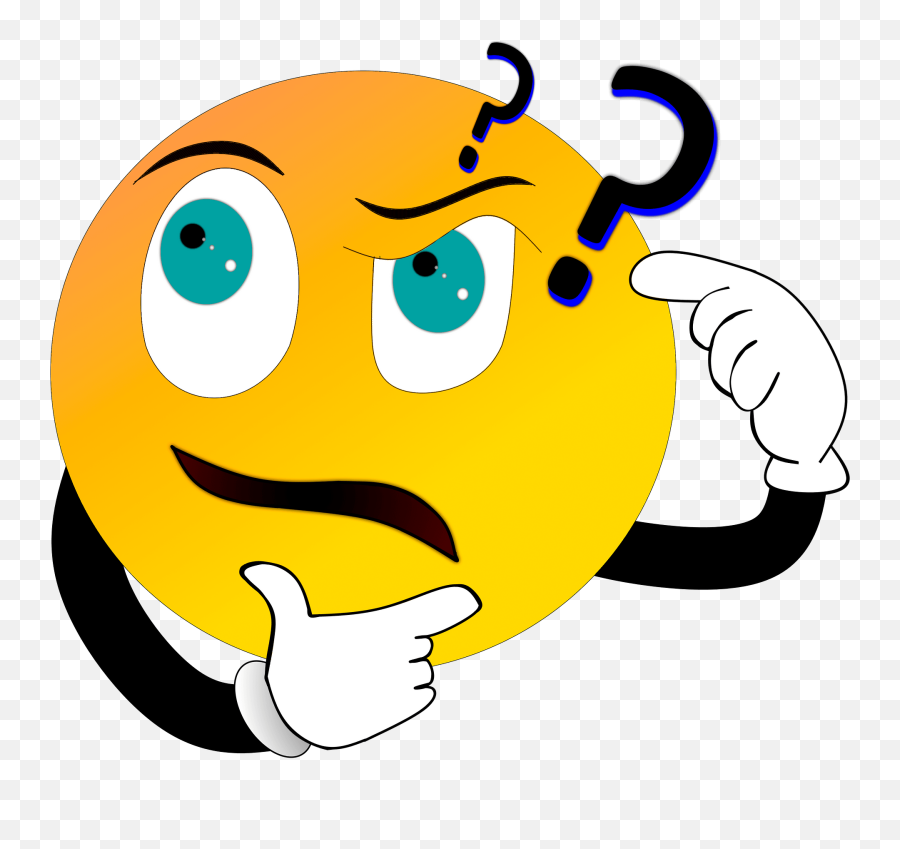 Emoji In Doubt Clipart Free Download Transparent Png - Se Gratter La Tête,Emoji Scared