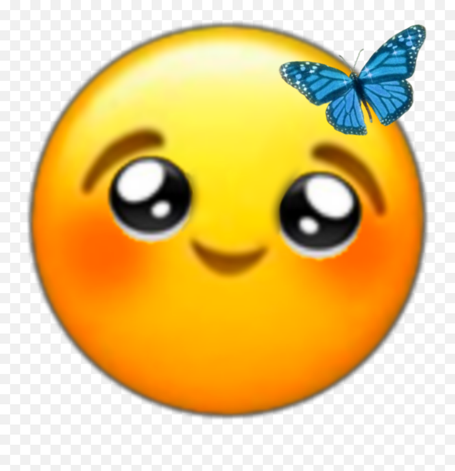 Butterflyemoji Sticker - Happy,Butterfly Emoticon