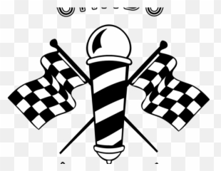 Barber Pole Vector Png Transparent - Checkered Flag Emoji