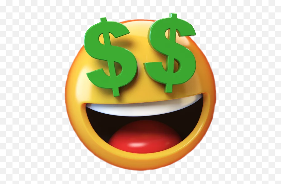 Hd Emoji 1 - Stickers For Whatsapp Emoji Dollar Signs,Emoji Currency
