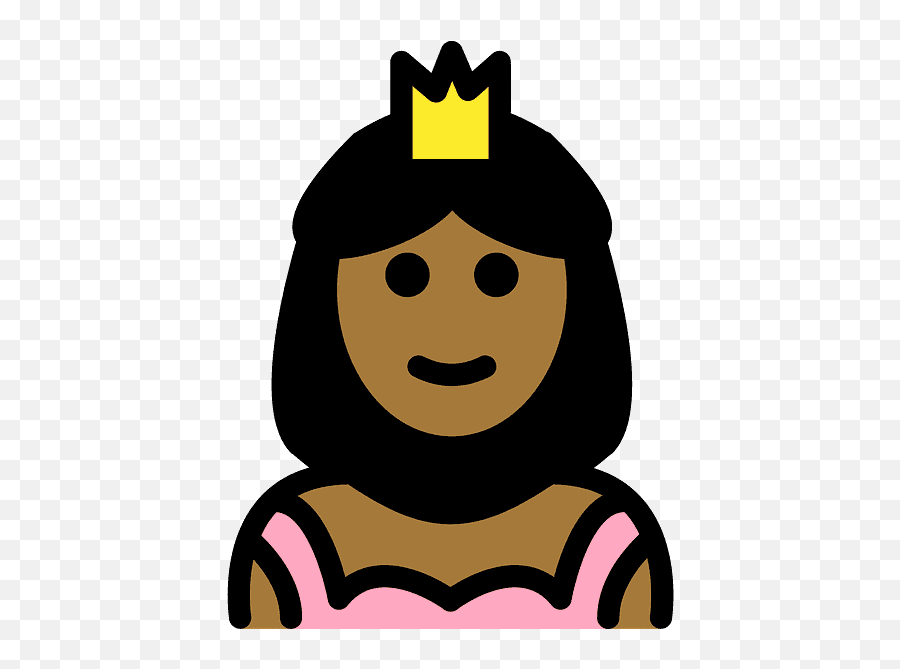 Princess Emoji Clipart - Openmoji,Free Clip Art Emojis