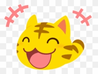 Yellow Kitten Telegram Stickers - Happy Emoji,Kitten Emoticons