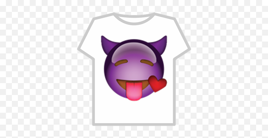 Demon Emoji - Roblox Trash Gang Shirt,Fang Emoji