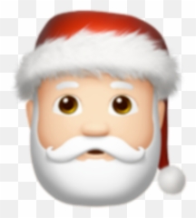 Xmas Christmas Santa Iphone Emoji Emojis Iphoneemoji - Santa Claus Emoji,Christmas Emojis