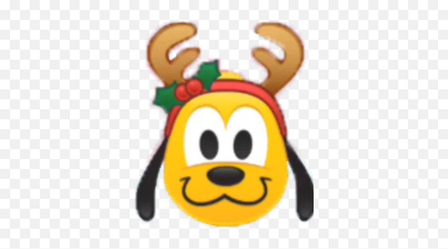 Holiday Pluto - Disney Emoji Blitz Holiday,Holiday Emoji