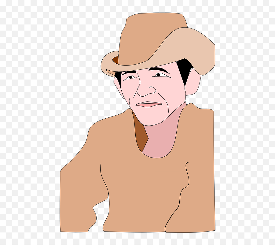 Free Cowboy Western Vectors - Cowboy Emoji,Cowboy Hat Emoticon