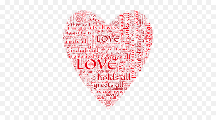 Latin Base Project - Love Heart Typography Emoji,Kahoot Emoji