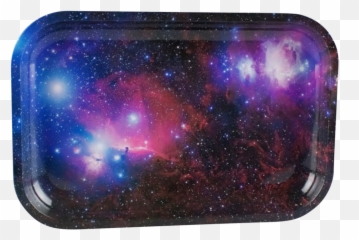 Metal Cosmic Rolling Tray - Galaxy Rolling Tray Emoji,Outer Space Emoji