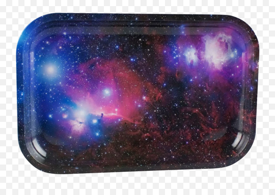 Metal Cosmic Rolling Tray - Galaxy Rolling Tray Emoji,Outer Space Emoji