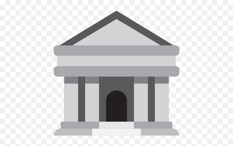 Twemoji 1f3e6 - Bank Emoji,Rectangle With Cross Emoji