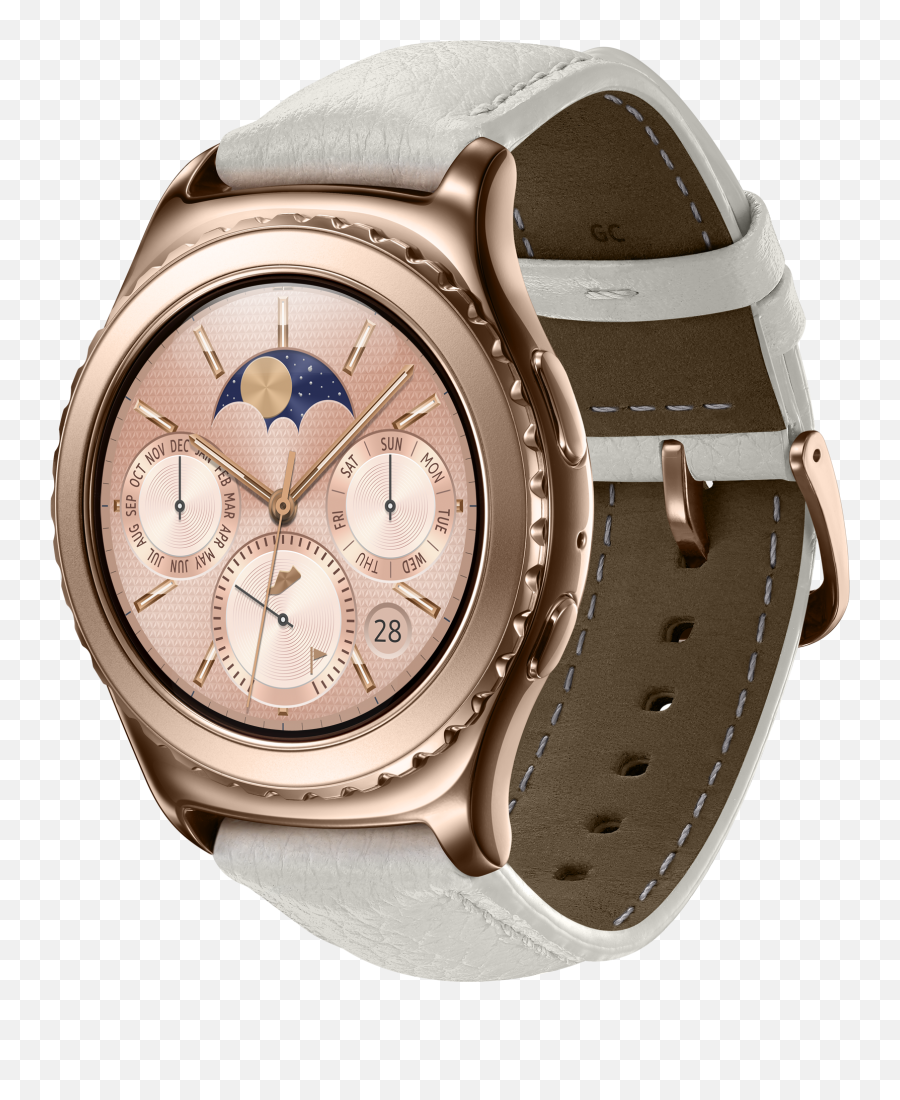 Samsung Ups Its Wearable Game Launches Three New Gear S2 - Samsung Galaxy Gear S2 Classic 18k Rose Gold Emoji,Rose Emoticons