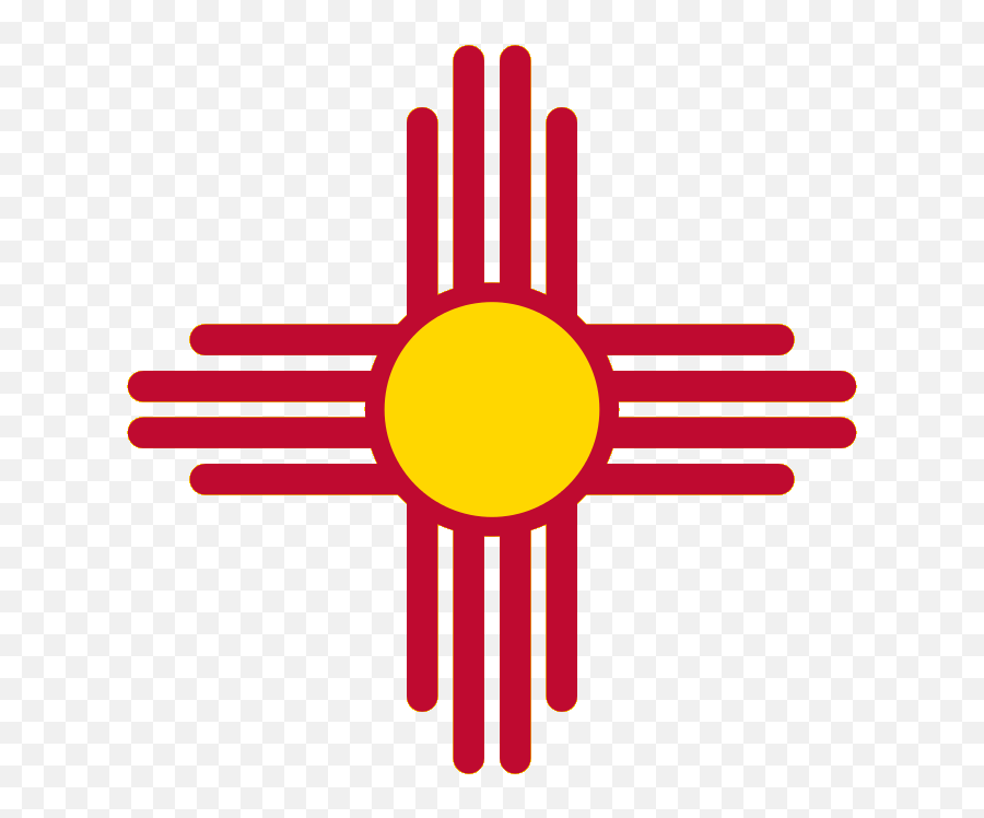 New Mexico Flag Transparent Png - Yellow Flag With Red Thing In The Middle Emoji,New Mexico Flag Emoji