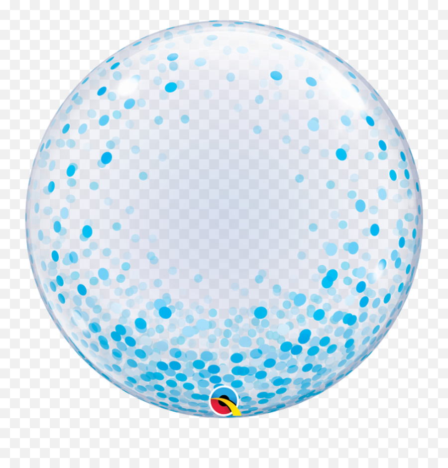 Deco Bubble Confetti Dots All Emoji,Blue Dot Emoji