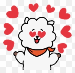 Bt21 Pack 4 Stickers Per Whatsapp - Bt21 Tumblr Sticker Set Emoji,Bt21 Emoji