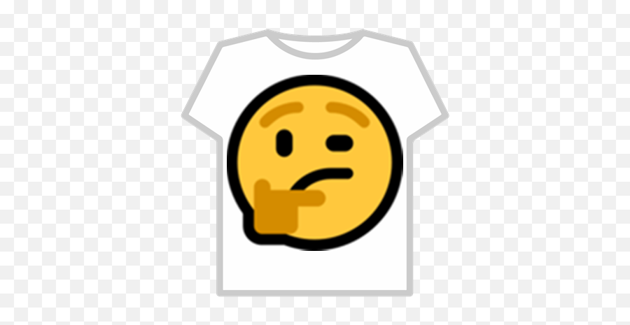 Emoji - Marshmello Roblox T Shirt,Emoji Thinking Face