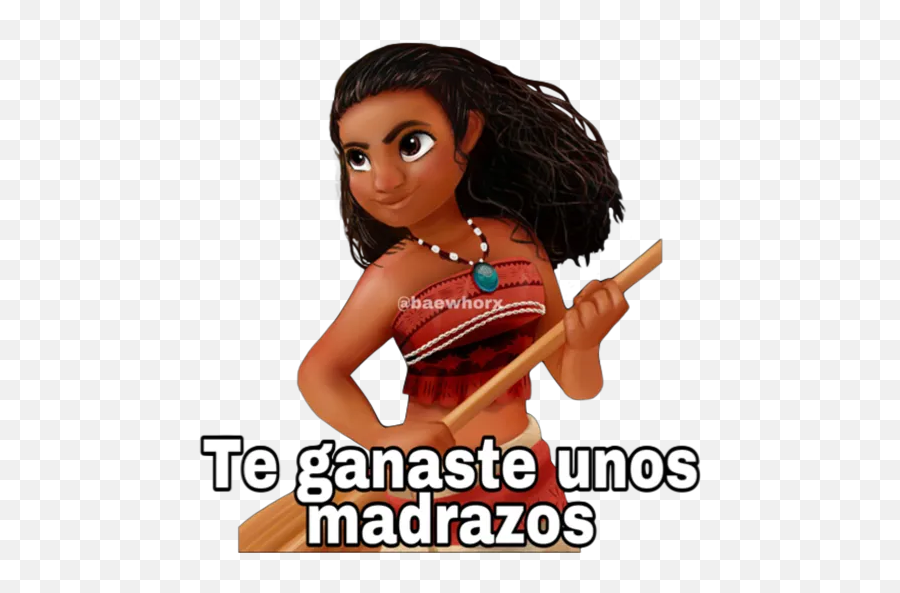 Moana - Girl Emoji,Moana Emojis