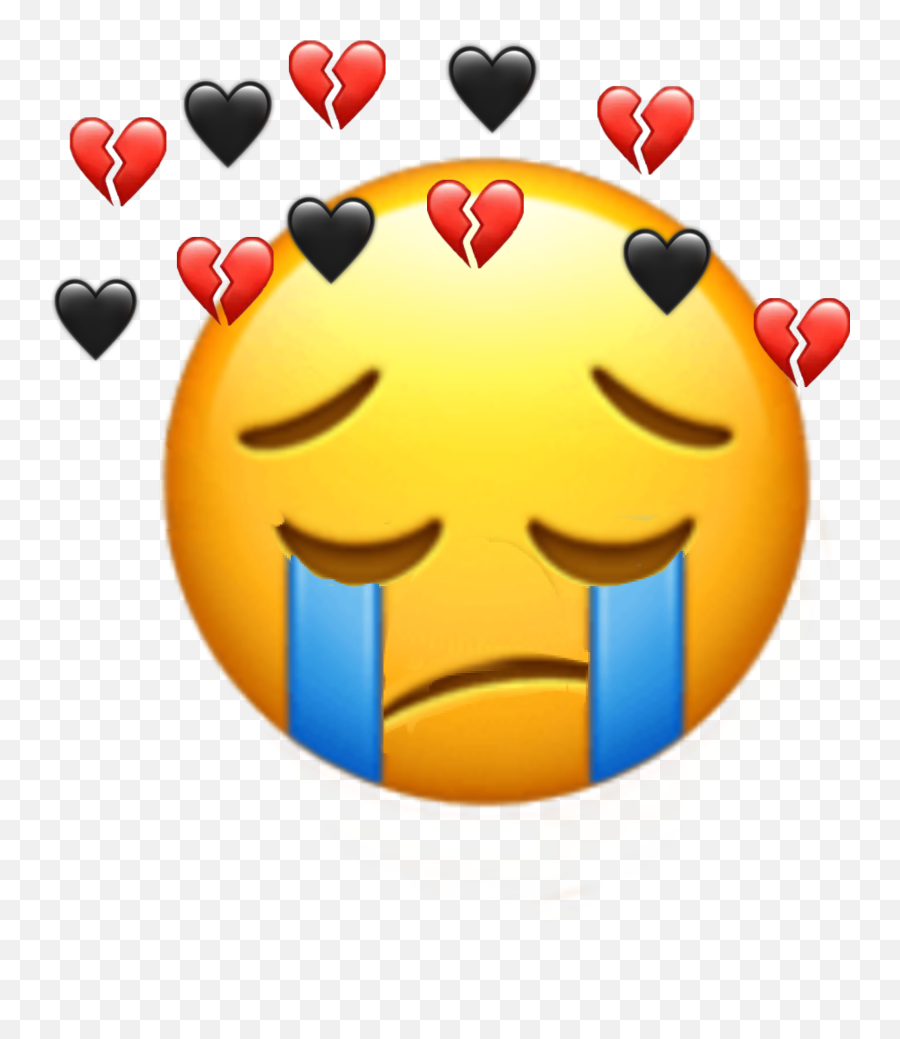 Emoji Depressed Depressed Sticker - Edit Emoji Transparent Background,Dead Emoticon