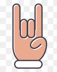 Devil Horns Hand Png Picture - Hand Devil Horns Png Emoji,Rock On Hand ...