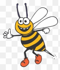 Happy Bee PNG SVG Clip art for Web - Download Art Cartoon Spelling Gif Emoji
