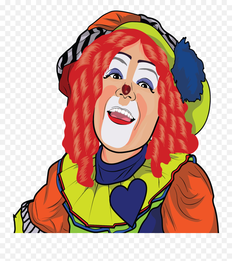 Cartoon Clown Comic Entertainment Female - Clown Emoji,Ninja Turtles Emoji