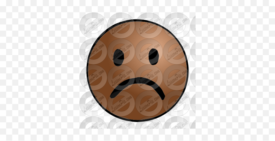 Sad Face Picture For Classroom Therapy Use - Great Sad Panser Brutal Emoji,Frowny Face Emoticon