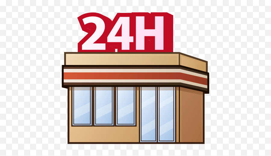 24 Hour Convenience Stores In Thailand - Convenience Store Clipart Emoji,Emojidex