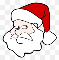 Santa - Cartoon Head Png Emoji