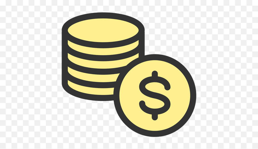 Dollar Coin Stack - Search Bill Icon Emoji,Coin Emoji