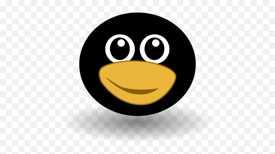 Funny Penguin Head Vector Clip Art - Penguin Face Clipart Emoji,Dancing Emoticon