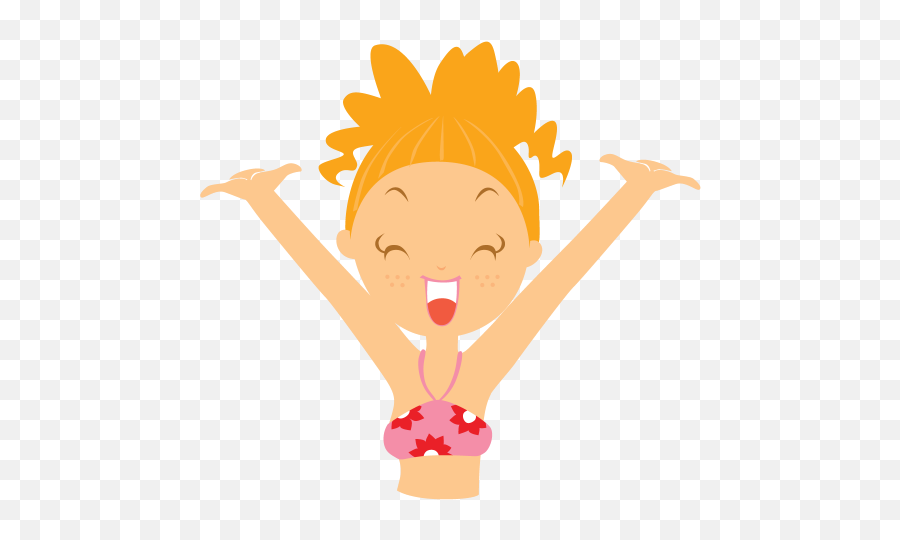 Beach Girl Happy Icon - Beach Girl Clipart Png Emoji,Happy Girl Emoji