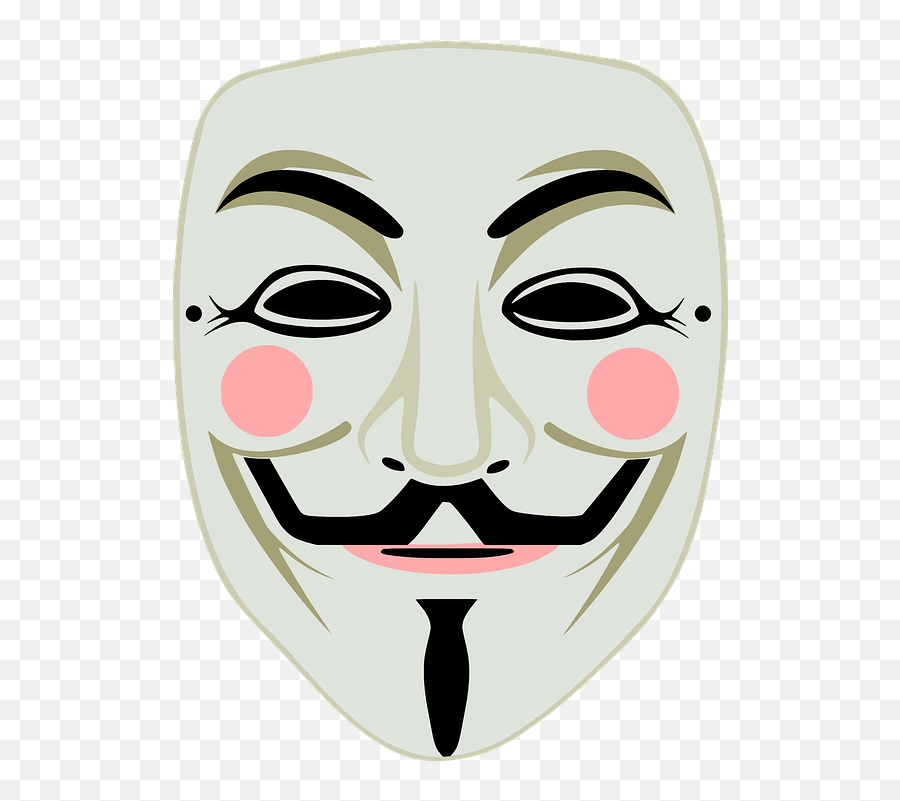 Fawkes Mask Guy - Guy Fawkes Mask Emoji,Guy Fawkes Emoji