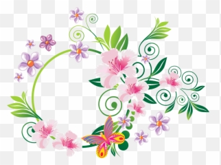 Floral Clipart Number Floral Number - Decorative Flower Images Png Emoji,Hankey Emoji