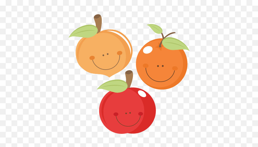 Cute Peach Clipart - Fruit Clip Art Cute Emoji,Peach Emoji Transparent