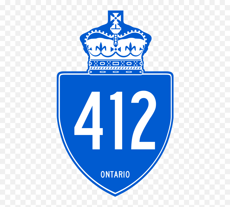Ontario Highway 412 Toll - Interstate Emoji,Kings Crown Emoji