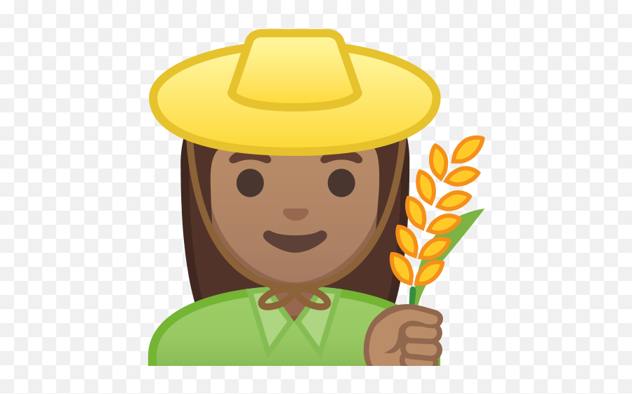 Medium Skin Tone Emoji - Farmer Woman Medium Skin Tone Emoji,Costume Emoji
