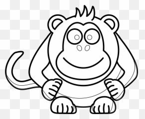 Clipart Eye Monkey Transparent - Dibujos En Blanco Y Negro Emoji