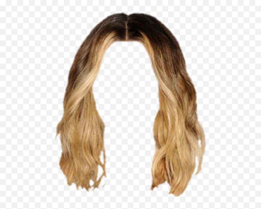 Hair Wig Extensions Blonde Hairstyle - Transparent Blonde Hair Png Emoji,Wig Emoji