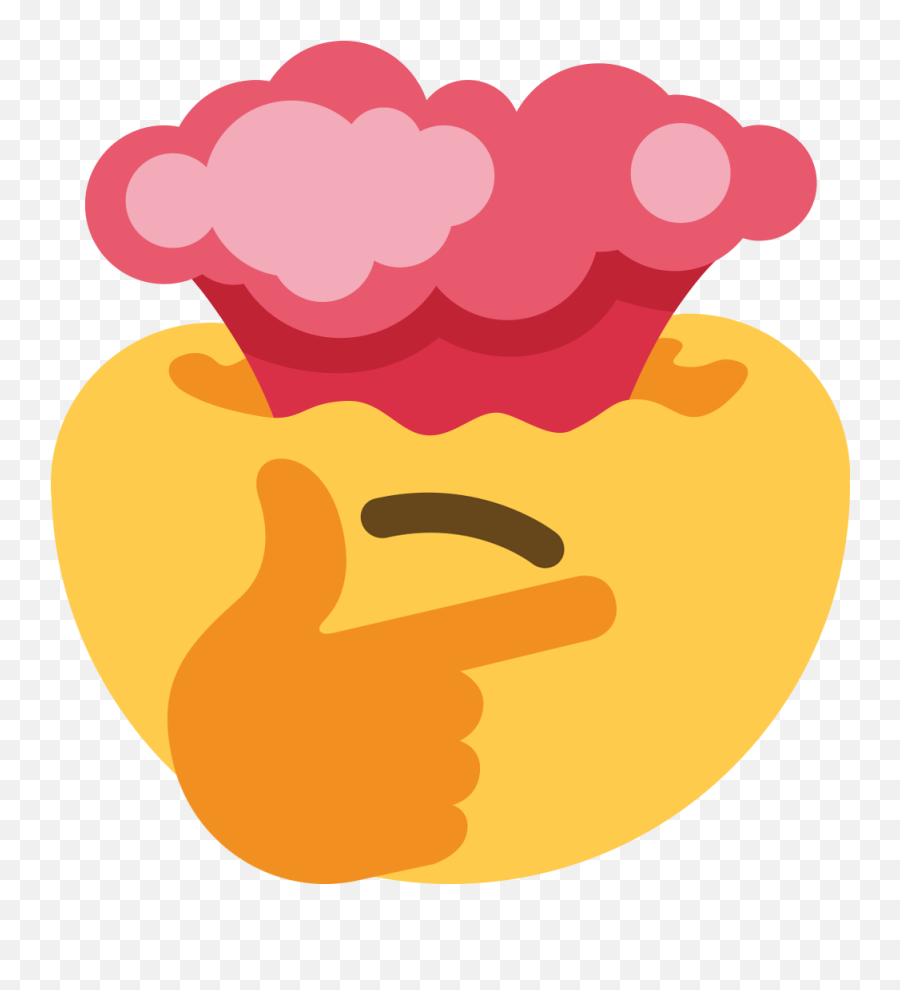 Thinking - Discord Mind Blown Emoji,Cloud Thinking Emoji