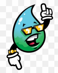 Printed Vinyl Urban Water Drop Graffiti - Emoji