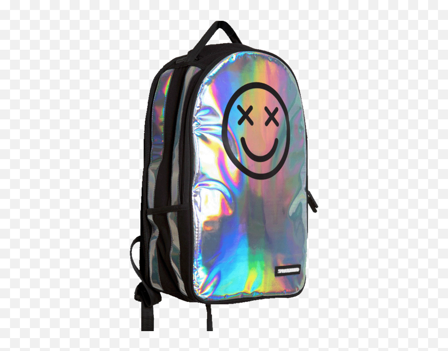 Iridescent - Holographic School Backpack Emoji,Lol Emoji Backpack