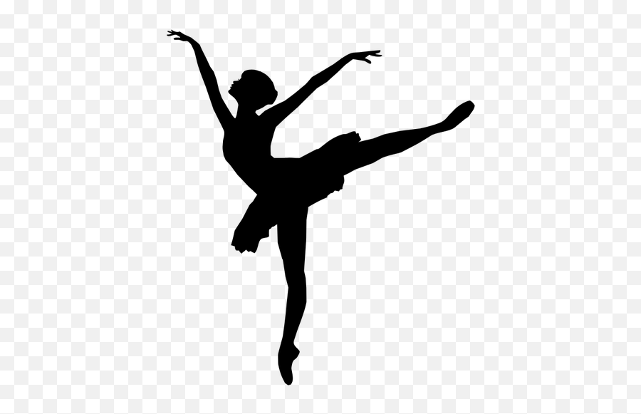 Graceful Ballerina - Transparent Ballerina Silhouette Emoji,Dancing Girls Emoji