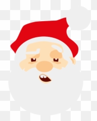 Sleepy Santa Claus Emoticon - Face Png Emoji