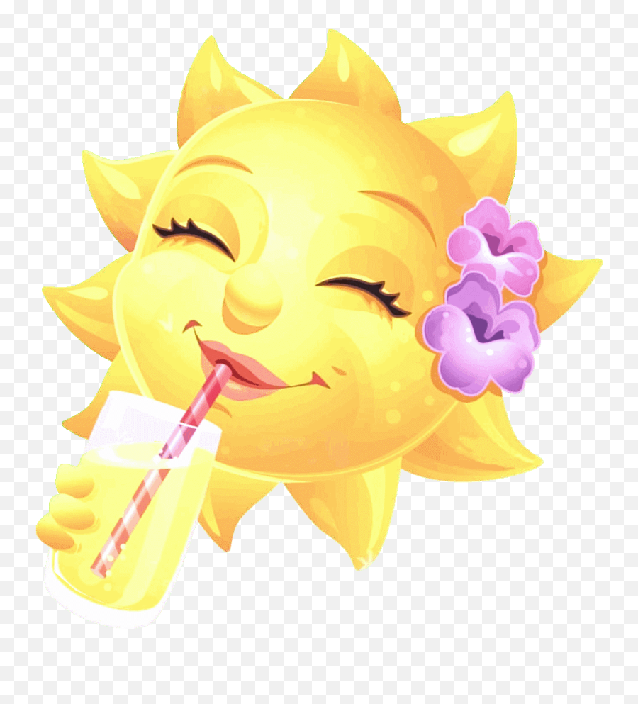 Sonnemitdrink04 Emoji Pictures Emoji Images Funny - Cartoon,Hello Emoji
