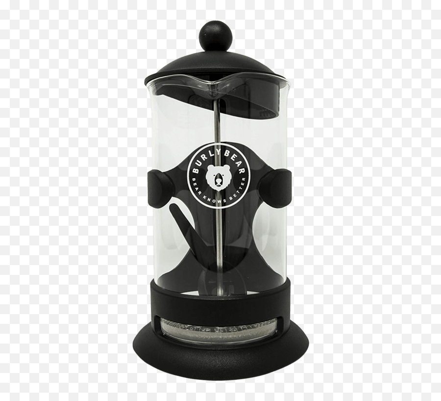 2 - Pack Burlybear 4cup French Press Coffee Maker French Press Emoji,Hourglass Emoji