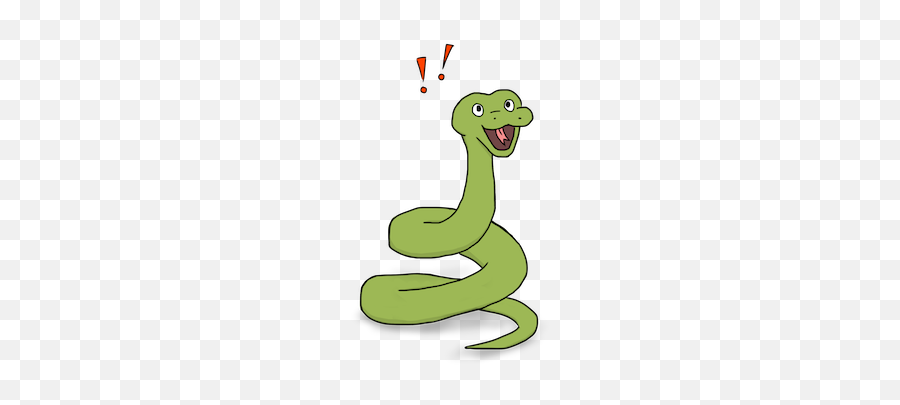 Snek Stickers - Smooth Greensnake Emoji,Snek Emoji