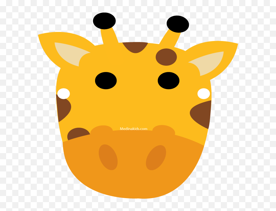 Printable Paper Masks Giraffe - Mask Emoji,Giraffe Emoticon