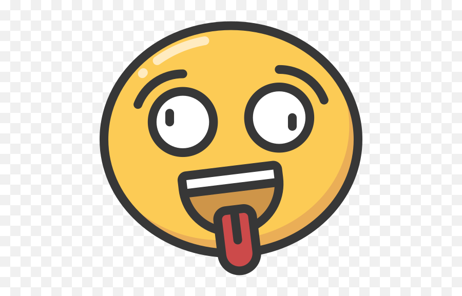 Silly - Lust Icon Emoji,Silly Faces Emoticons